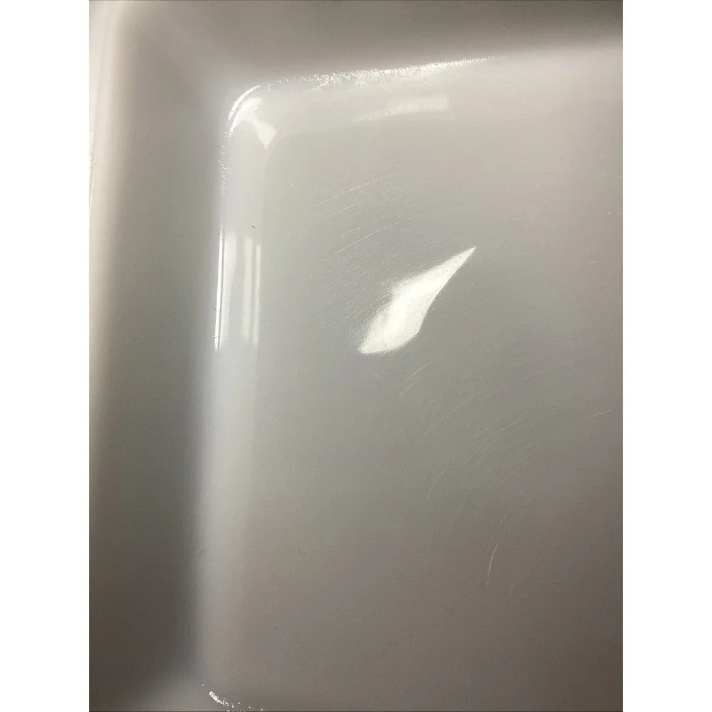Glasbake Green Daisy 8x8 Glass Baking Dish Ovenware J2428